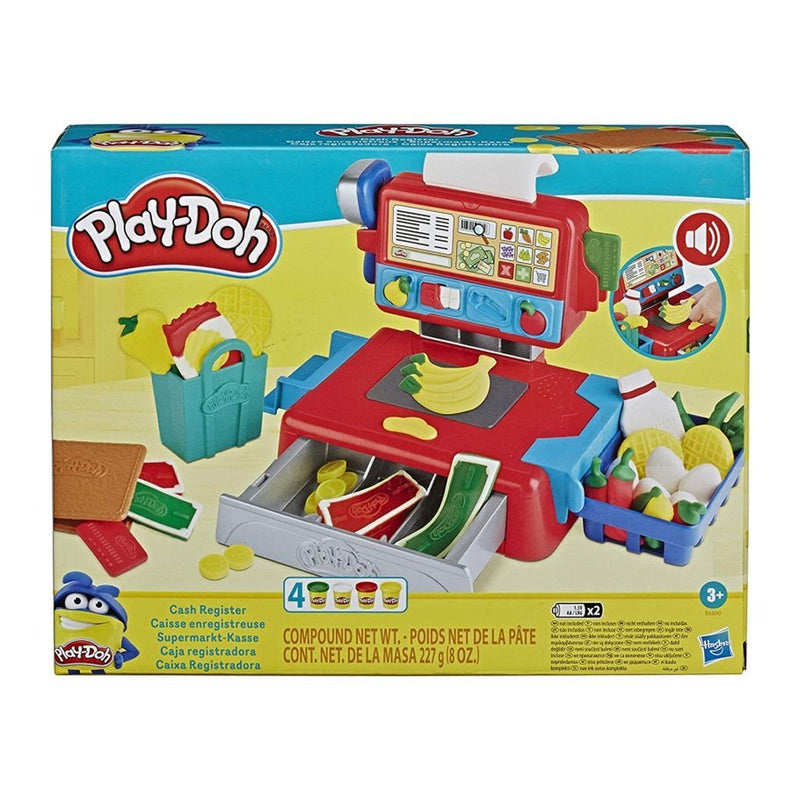 Afbeelding laden in galerijviewer, Play-doh kassa + 4 potjes klei + geluid