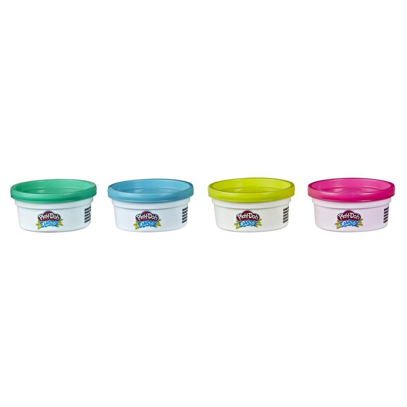 Afbeelding laden in galerijviewer, Play-doh elastix klei 4 potjes