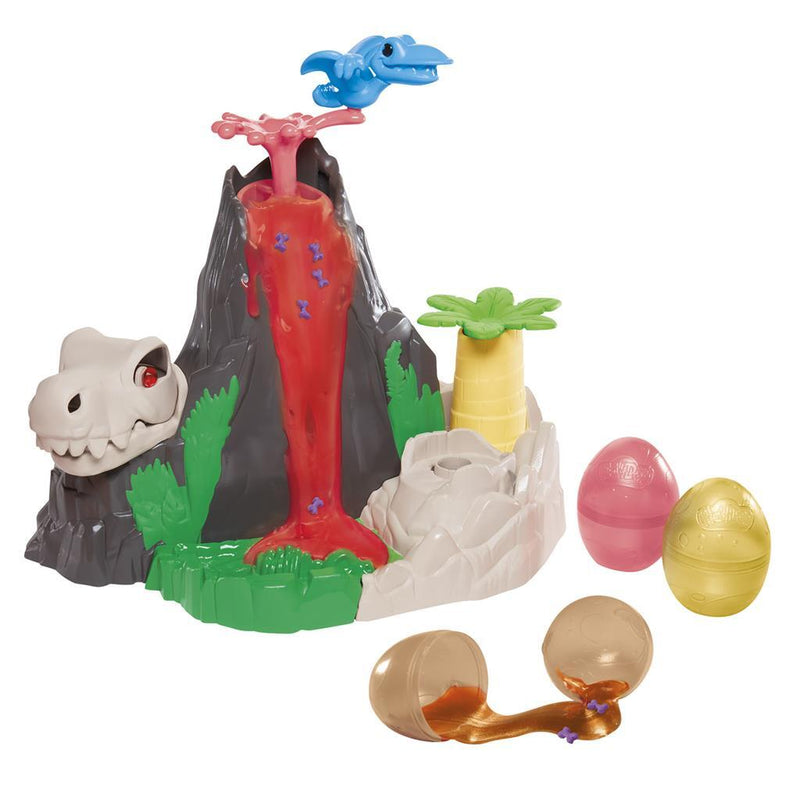 Afbeelding laden in galerijviewer, Hasbro play-doh slime hydro glitz dino vulkaan