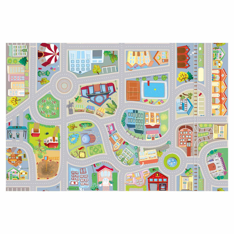 Afbeelding laden in galerijviewer, Achoka Speelmat City Roll Over junior 100 x 150 cm PVC