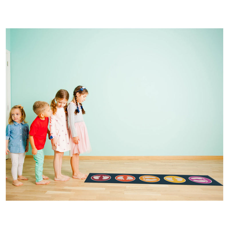 Afbeelding laden in galerijviewer, Achoka Speelkleed Voeten 40x150cm, Set van 5