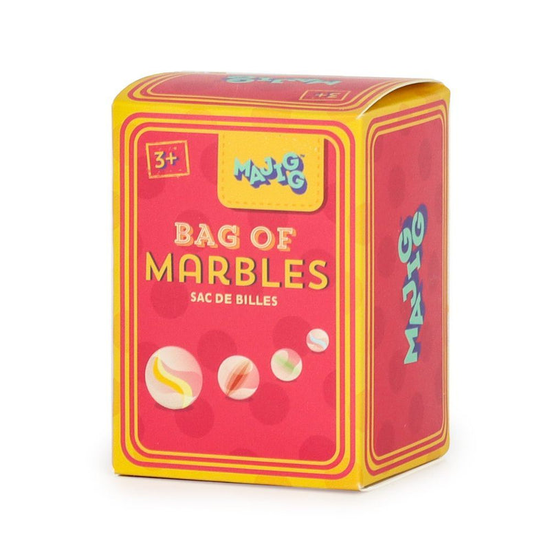 Afbeelding laden in galerijviewer, Retro zak met knikkers. 12 stuks. 3+