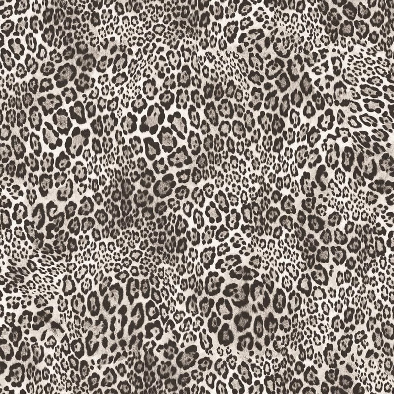 Afbeelding laden in galerijviewer, Noordwand behang leopard print zwart