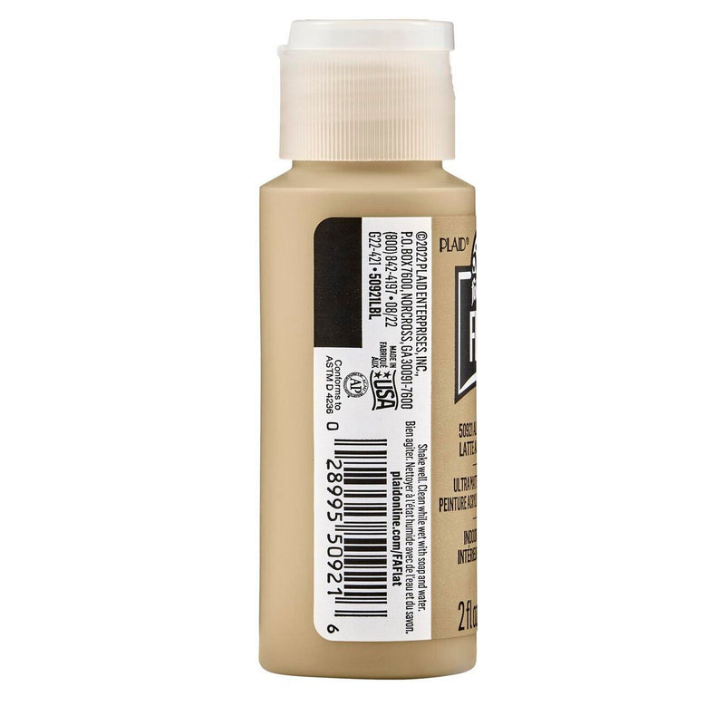 Afbeelding laden in galerijviewer, Folkart • flat ultra matte acrylic paint almond latte 59ml