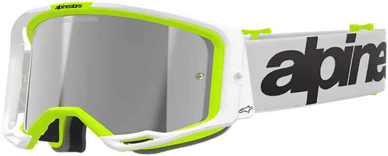 Afbeelding laden in galerijviewer, Alpinestars vision 8 wordmark (mirror silver) - mtb goggle