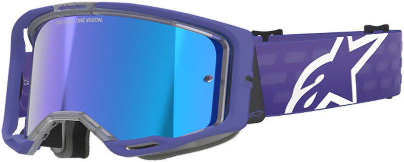 Afbeelding laden in galerijviewer, Alpinestars vision 8 corp (mirror blue) - mtb goggle