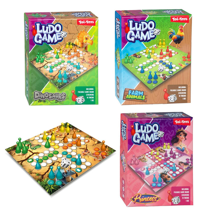 Afbeelding laden in galerijviewer, Toi-toys games bordspel reisspel -ludo- 3ass