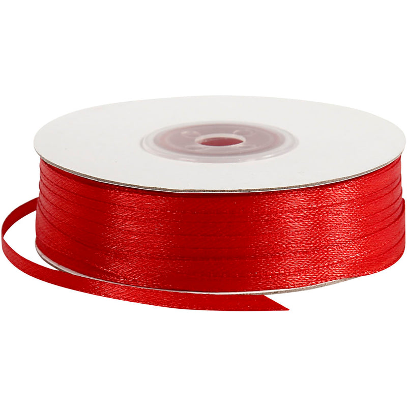 Afbeelding laden in galerijviewer, Https: www.cchobby.nl satijnlint-b-3-mm-rood-100-m-1-rol
