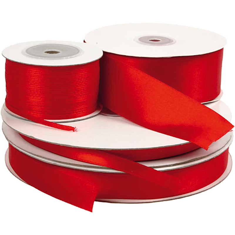 Afbeelding laden in galerijviewer, Https: www.cchobby.nl satijnlint-b-3-mm-rood-100-m-1-rol