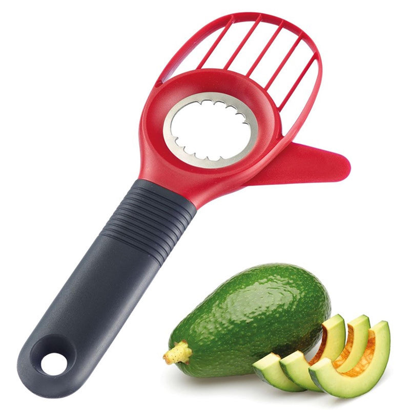 Afbeelding laden in galerijviewer, Westmark avocado snijder 3 in 1 kunststof 21,5x9,7x1,5cm