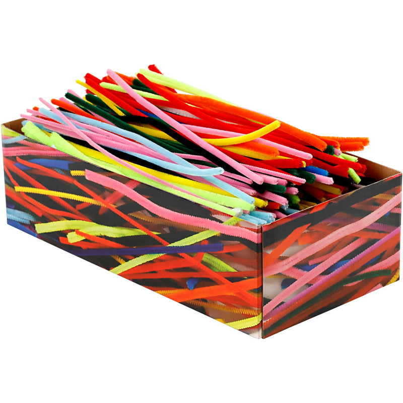 Afbeelding laden in galerijviewer, Creativ company chenilledraad set diverse kleuren 700 stuks