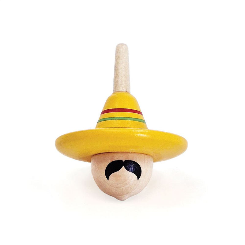 Afbeelding laden in galerijviewer, Draaihoed met houten tol. de mexicaan 5+