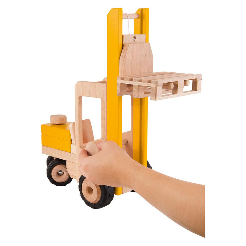 Afbeelding laden in galerijviewer, Goki houten heftruck