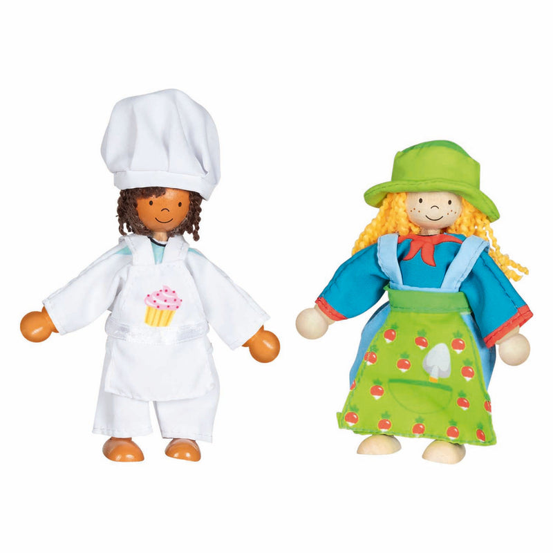Afbeelding laden in galerijviewer, Goki flexibele poppen fynja fabio, 6 outfits
