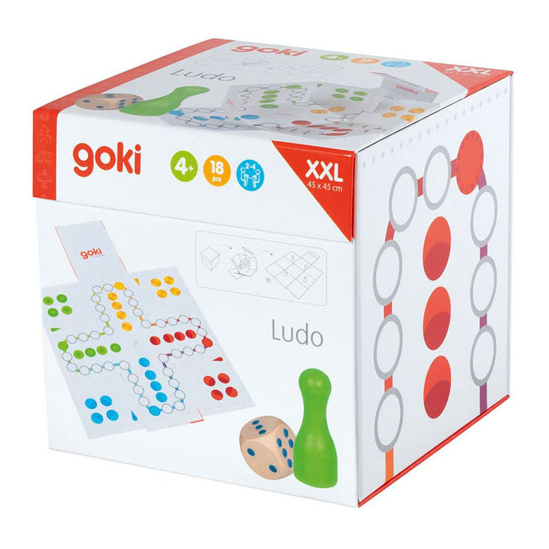 Afbeelding laden in galerijviewer, Goki xxl ludo in kubus bordspel