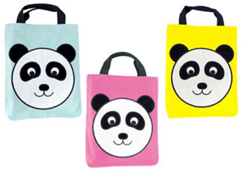 Afbeelding laden in galerijviewer, Tas panda 25,5x30 cm 3 ass