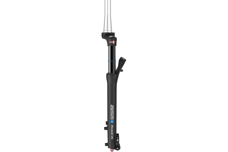 Afbeelding laden in galerijviewer, SrSuntour Suntour e-bike mobie45 voorvork 700c rlr cts 15ql32 60mm zwart