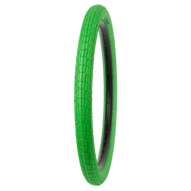 Afbeelding laden in galerijviewer, Kenda krackpot colour 20x1.95 green clincher