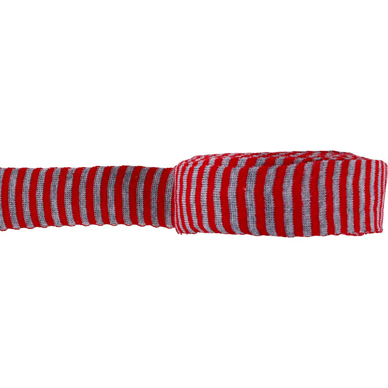Afbeelding laden in galerijviewer, Https: www.cchobby.nl rondgebreide-tube-b-60-mm-grijs-rood-5-m-1-rol