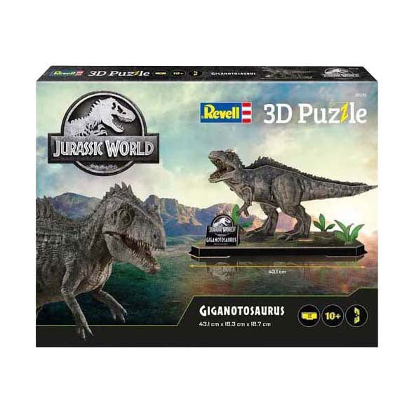 Afbeelding laden in galerijviewer, Revell 3d puzzel bouwpakket jurassic world - giganotosaurus - 60dlg.