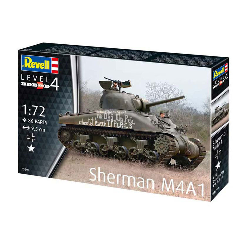 Afbeelding laden in galerijviewer, Revell modelbouwpakket - sherman m4a1 1:72 - 86dlg.