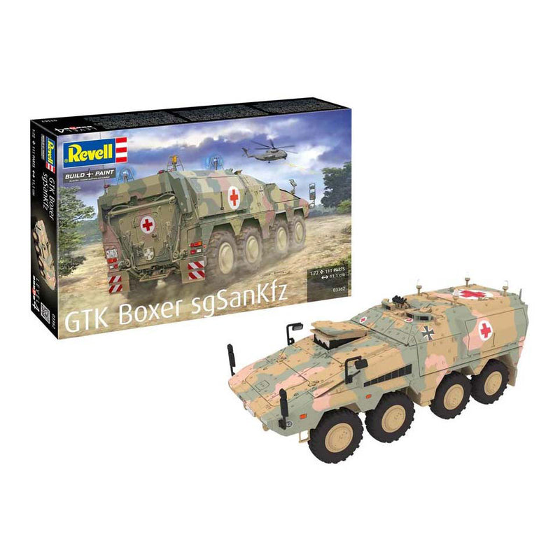 Afbeelding laden in galerijviewer, Revell modelbouwpakket - gtk boxer sgsankfz 1:72 - 111st.