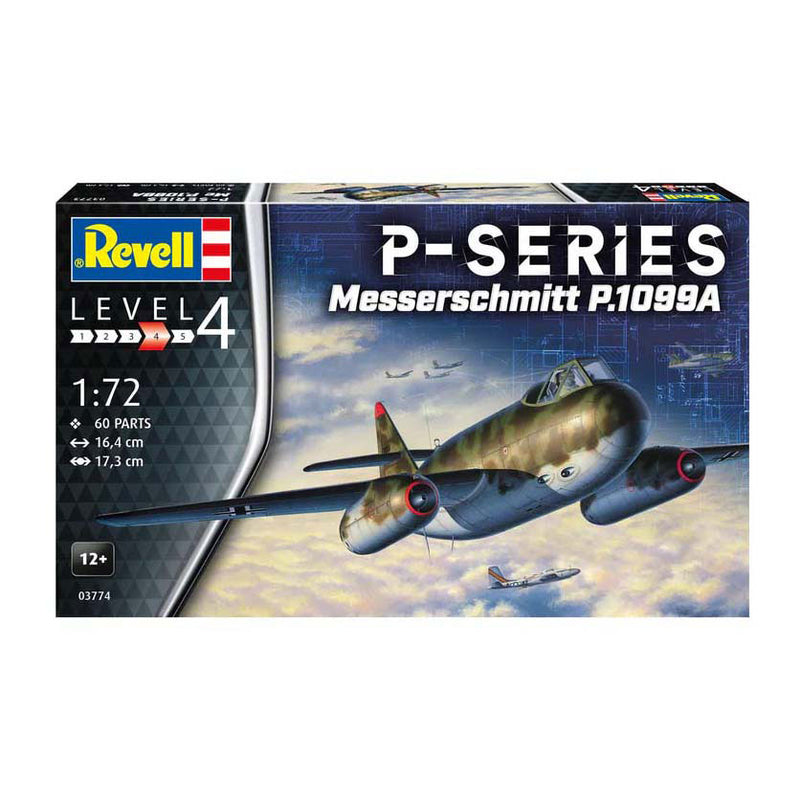 Afbeelding laden in galerijviewer, Revell modelbouwpakket - messerschmitt p.1099a 1:72 - 60dlg.