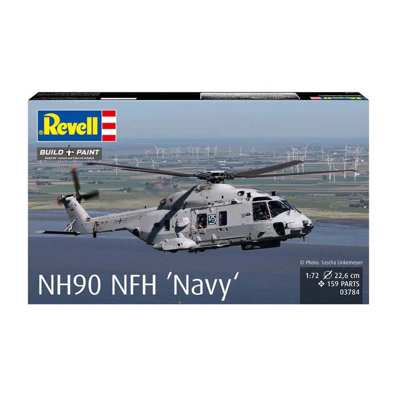 Afbeelding laden in galerijviewer, Revell modelbouwpakket - nh90 nfh navy 1:72 - 159dlg.