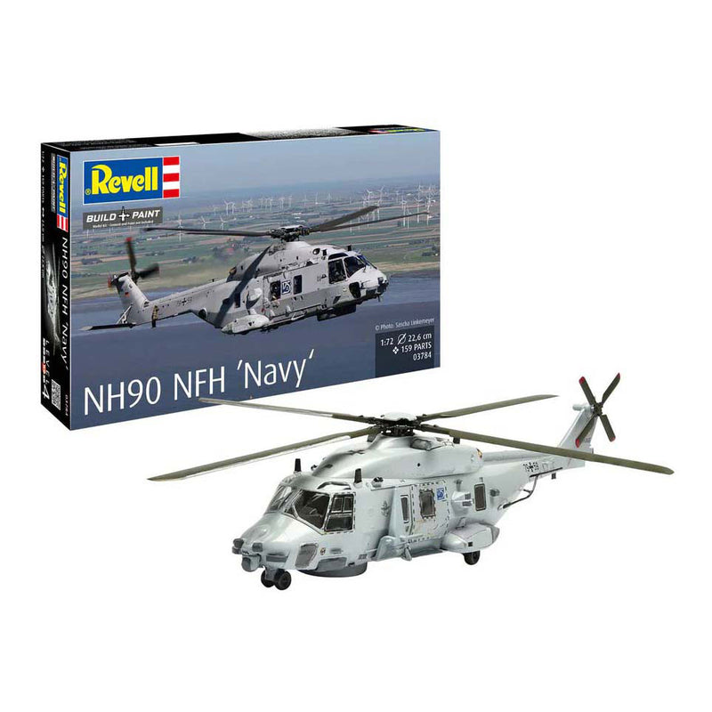 Afbeelding laden in galerijviewer, Revell modelbouwpakket - nh90 nfh navy 1:72 - 159dlg.