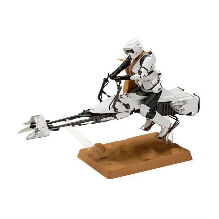 Afbeelding laden in galerijviewer, Revell modelbouwpakket star wars - speeder bike the mandalorian 1:12 - 102dlg.