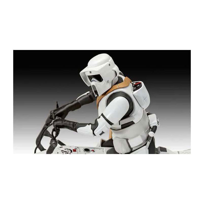 Afbeelding laden in galerijviewer, Revell modelbouwpakket star wars - speeder bike the mandalorian 1:12 - 102dlg.