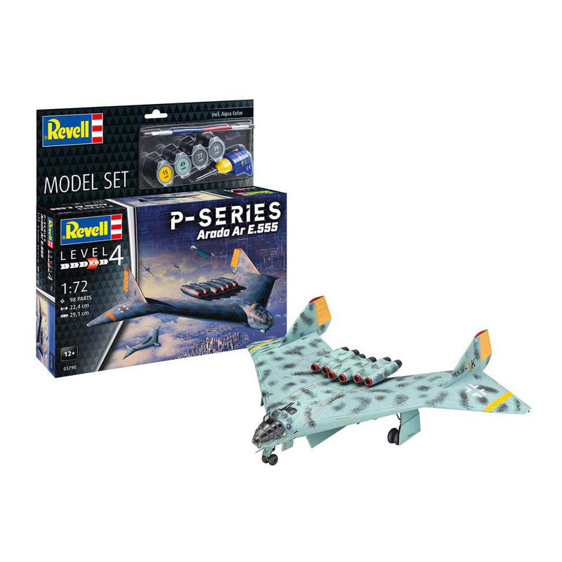 Afbeelding laden in galerijviewer, Revell modelbouwpakket - p-series - ar555 1:72 - 98dlg. - incl. basiskleuren verf