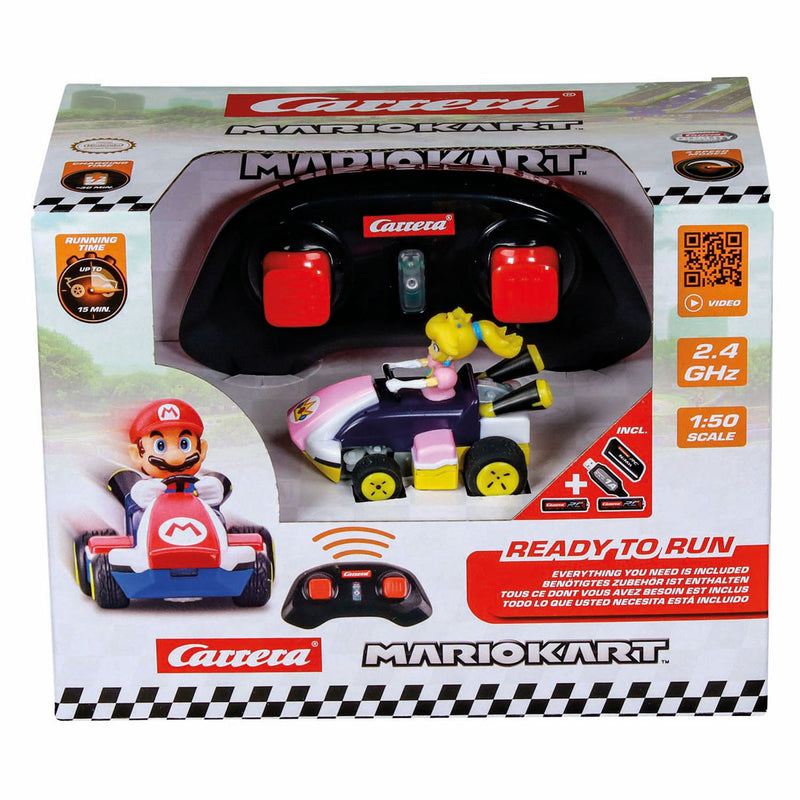 Afbeelding laden in galerijviewer, Carrera mini rc 2,4ghz mario kar peach - 1:50