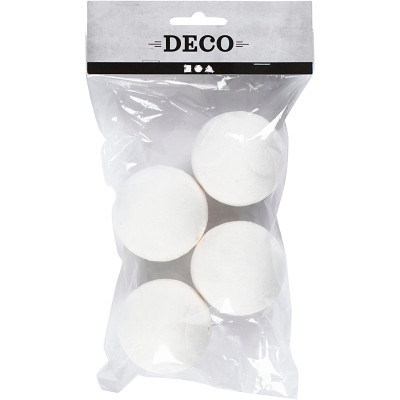 Afbeelding laden in galerijviewer, Https: www.cchobby.nl ballen-d-50-mm-wit-4-stuk-1-doos