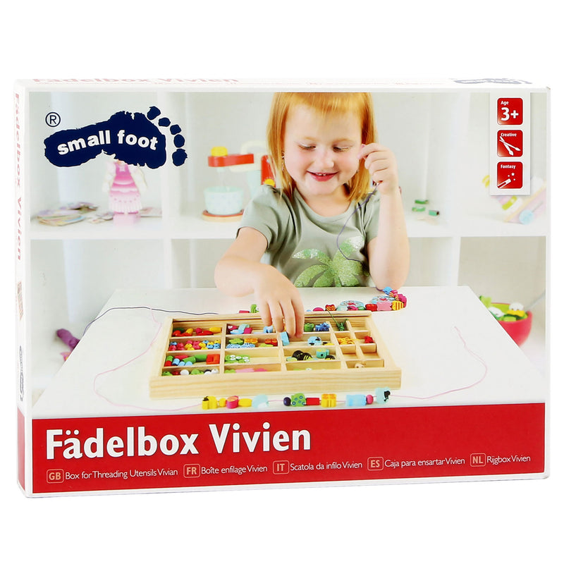 Afbeelding laden in galerijviewer, Small foot - houten kralenset