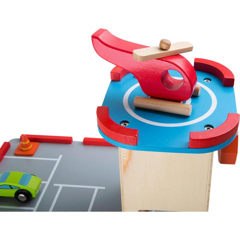 Afbeelding laden in galerijviewer, Small foot - houten parkeergarage met accessoires