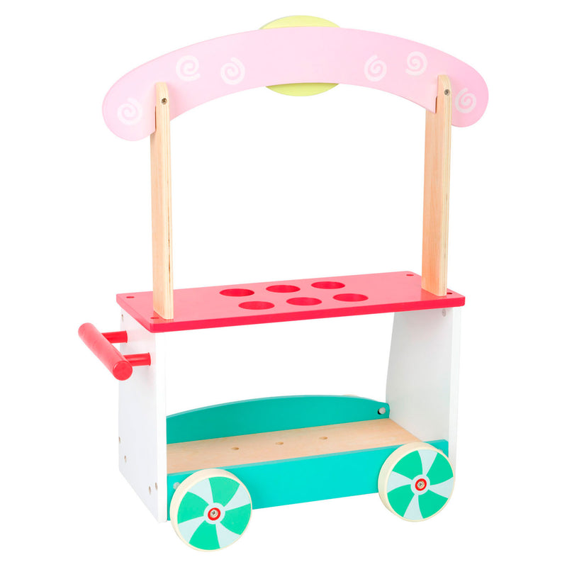 Afbeelding laden in galerijviewer, Small foot - houten ijscokar met accessoires