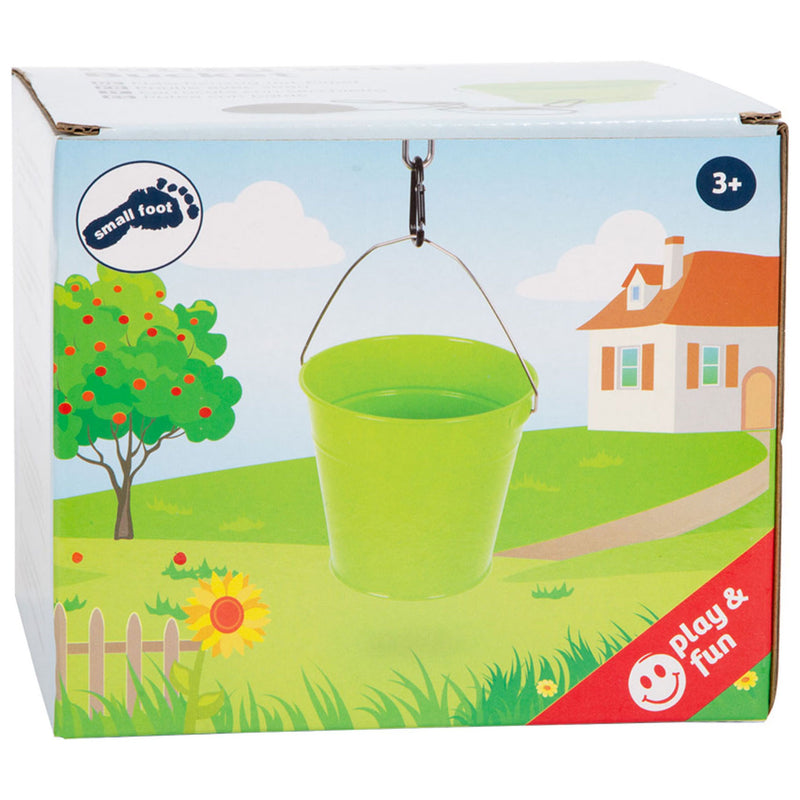 Afbeelding laden in galerijviewer, Small foot - emmer groen met katrol