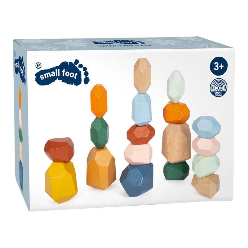 Afbeelding laden in galerijviewer, Small foot - houten balans blokken safari, 18dlg.