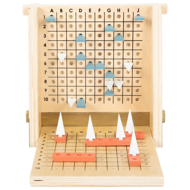 Afbeelding laden in galerijviewer, Small foot - houten strategie spel slag om de schepen