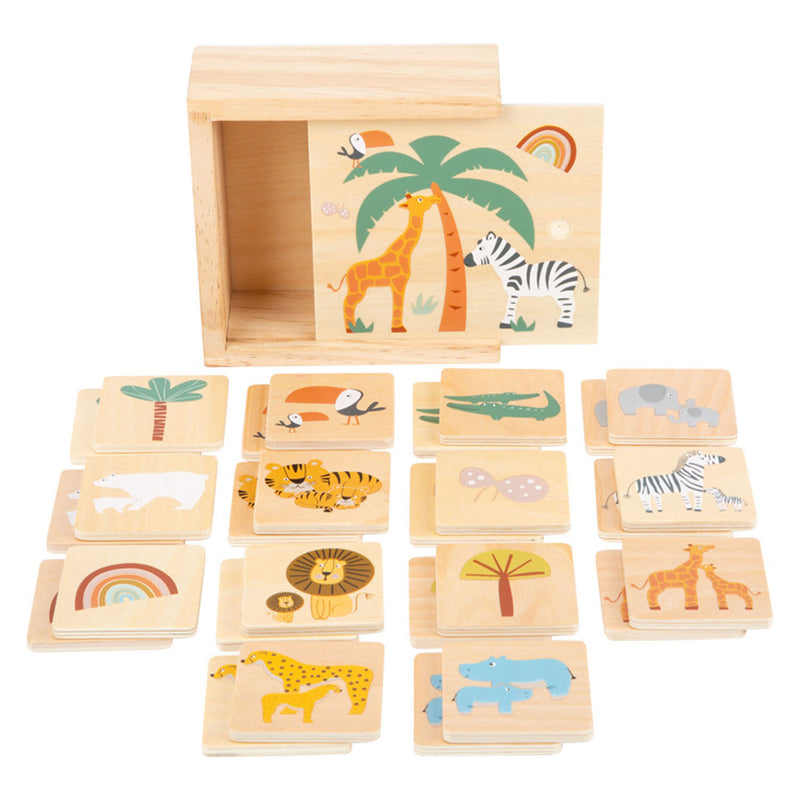 Afbeelding laden in galerijviewer, Small foot - houten memo safari