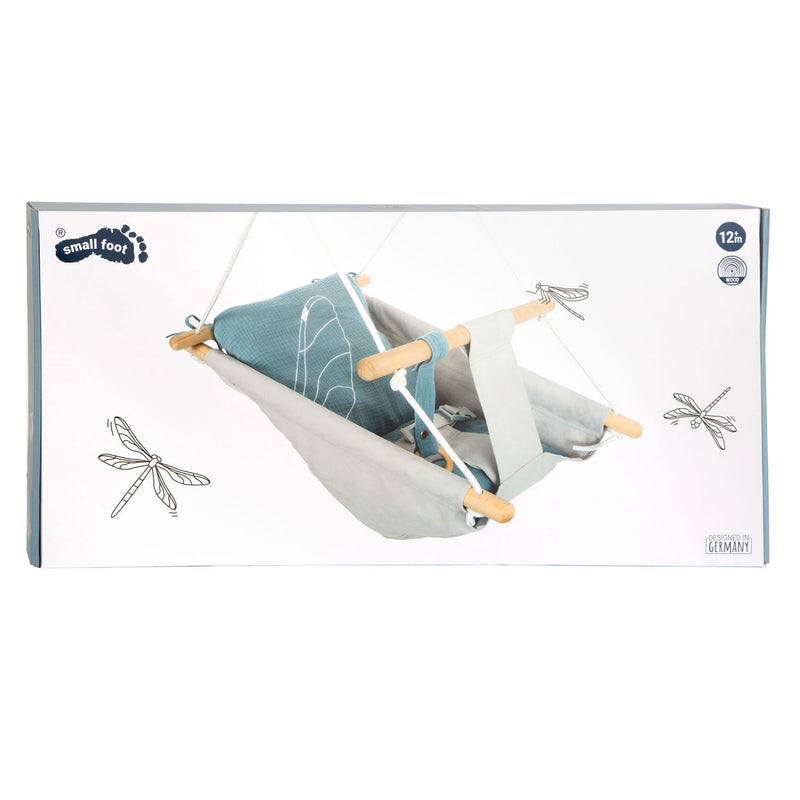 Afbeelding laden in galerijviewer, Small foot - houten babyschommel zeekust