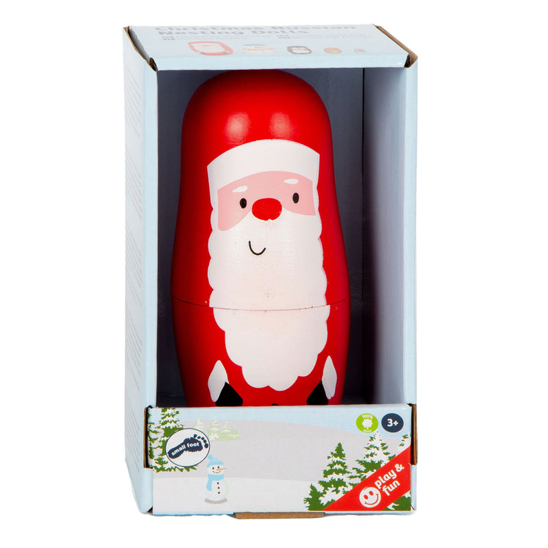 Afbeelding laden in galerijviewer, Small Foot Houten Matroesjka Poppen Kerst