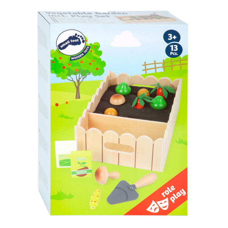 Afbeelding laden in galerijviewer, Small Foot Houten Groentetuin Speelset, 13dlg.