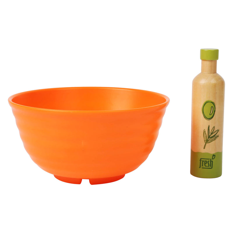 Afbeelding laden in galerijviewer, Small foot - houten speeleten salade speelset, 15dlg,