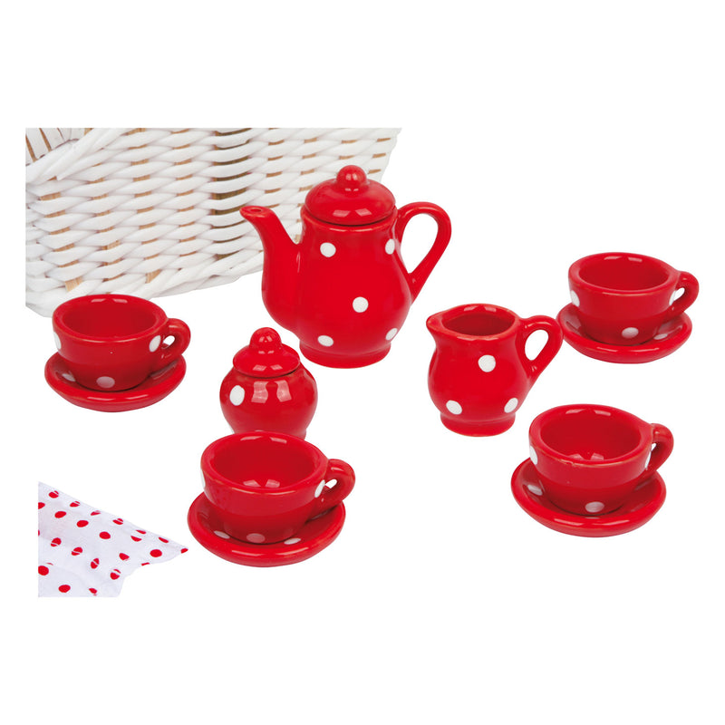 Afbeelding laden in galerijviewer, Small Foot Houten Picknickmand Tina met Servies, 19dlg.