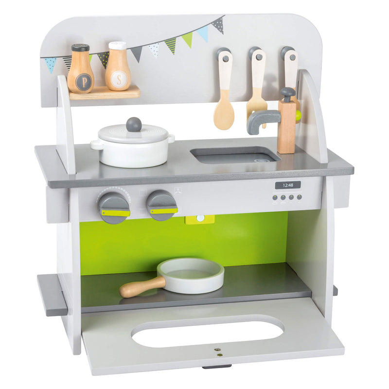 Afbeelding laden in galerijviewer, Small foot - houten speelkeuken compact, 9dlg.