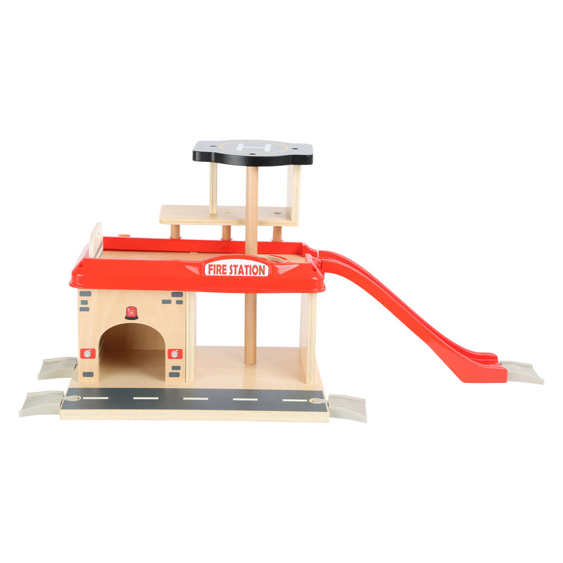 Afbeelding laden in galerijviewer, Small foot - houten brandweerkazerne met accessoires, 15dlg.