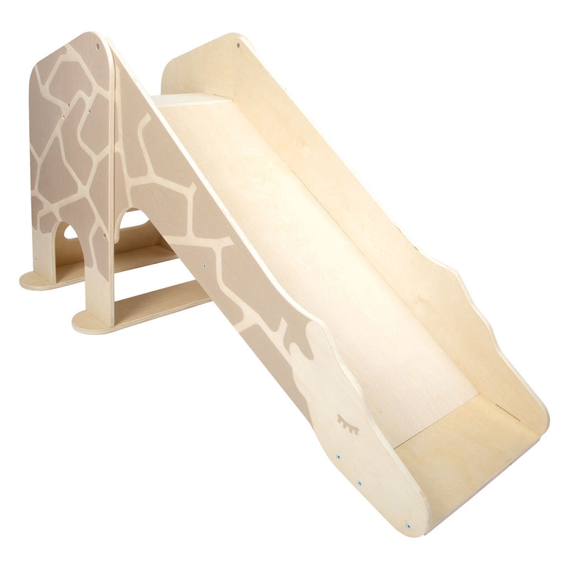 Afbeelding laden in galerijviewer, Small foot - houten indoor glijbaan giraffe wildlife