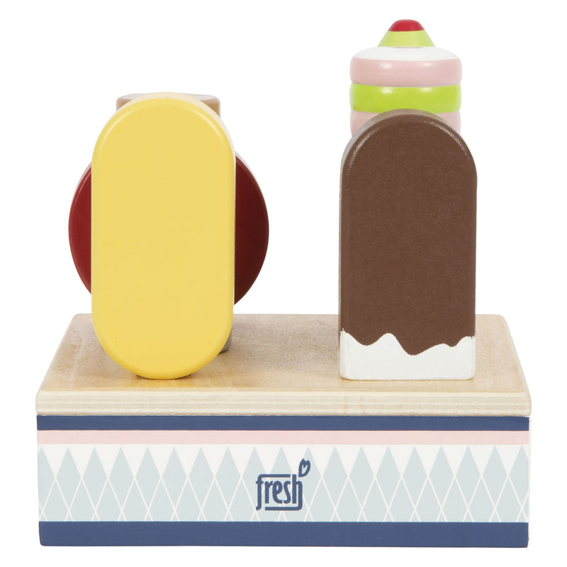 Afbeelding laden in galerijviewer, Small foot - houten ijsjes fresh met standaard, 7dlg.